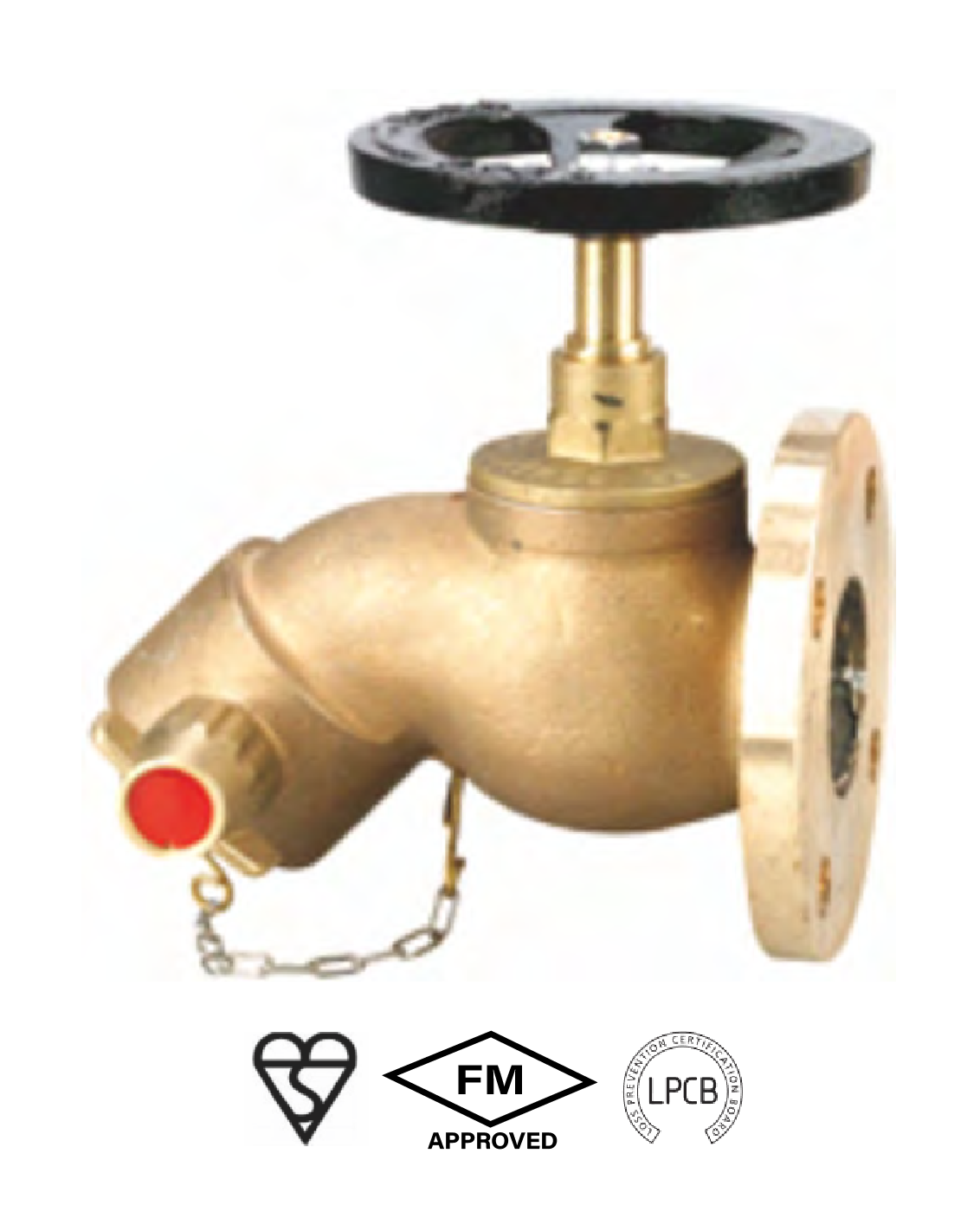 Flanged Bib-Nosed Landing Valve - F27